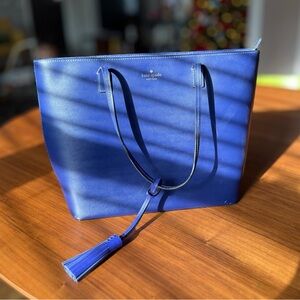 Kate Spade Wright Place Karla Tote Bag in Sapphire Blue